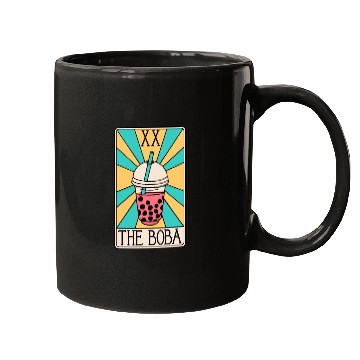 Discover Boba Tarot Card - Bubble Tea Mugs