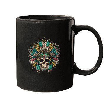 Discover Indigenous Native American Skull Head Mugs