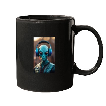 Discover A cool dude alien Mugs