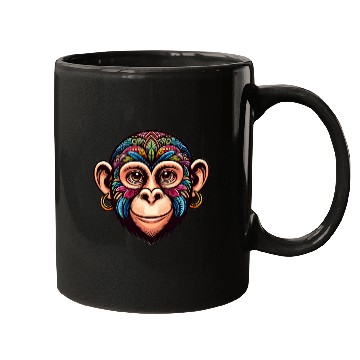 Discover Cute Monkey Face Mugs