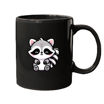 Discover Cute Raccoon Cub Mugs