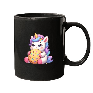 Discover Unicorn Enjoying a Cookie Mugs