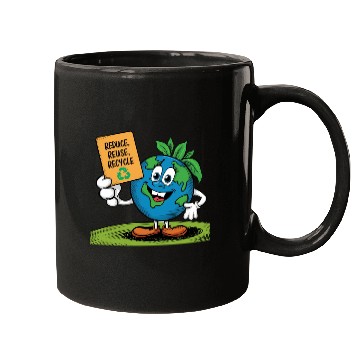 Discover Reduce, Reuse, Recycle Earth day - April 22 Mugs