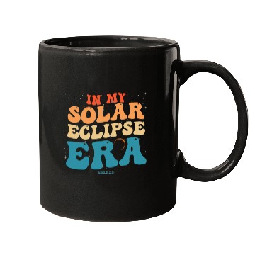 Discover In My Solar Eclipse Era Groovy April 8, 2024 Mugs