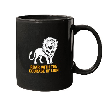 Discover Alpha Roar Nature Lover Animal King Lion Mugs