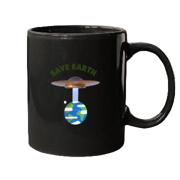 Discover Save Earth, UFOs and Aliens, Climate Change Mugs