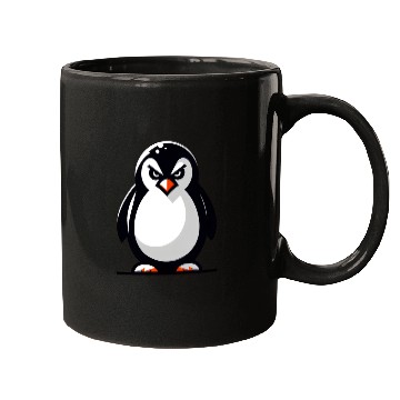 Discover Evil Penguin with Bad Look Mugs