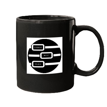Discover Cookie Beat Circle Logo Mugs