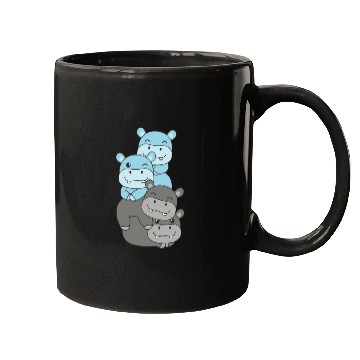 Discover Car Flag Pride Lgbtq Cute Hippo Mugs