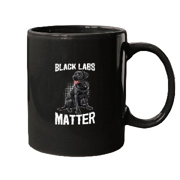 Discover Black Labrador BLACK LABS MATTER Labrador Mugs