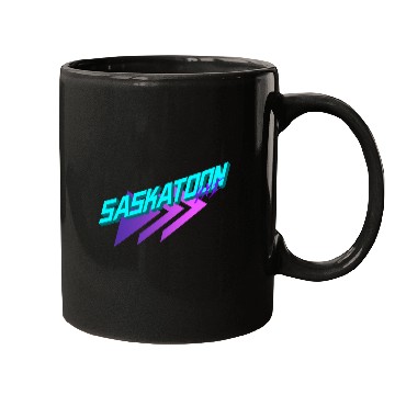 Discover Saskatoon 80's Revival Mugs