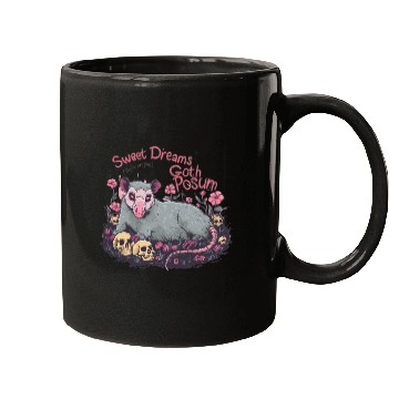 Discover sweet dreams goth possum Street Cats Squad Mugs