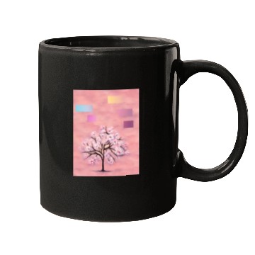 Discover Cherry Blossom Tree, Nature,Green Earth Series Mugs