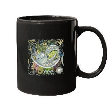 Discover Design Abstract Cat Unique Art Mugs