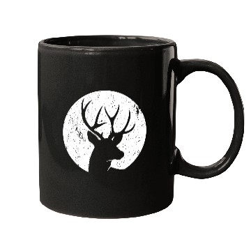 Discover Stag deer face creative minimal design Mugs