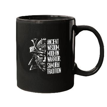Discover Black And White Samurai Mugs