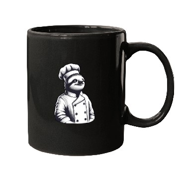 Discover Proud Sloth Chef: Master of the Kitchen Mugs
