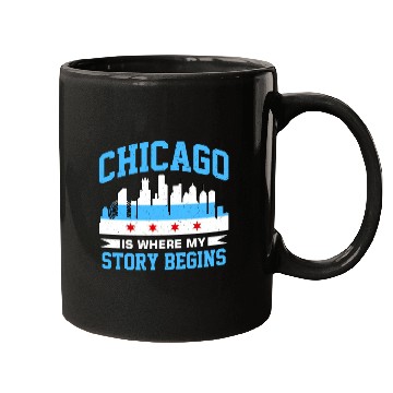 Discover Unique Chicago Skyline Windy City 312 Mugs