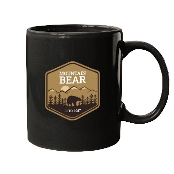 Discover Mountain Bear - Brown Mugs
