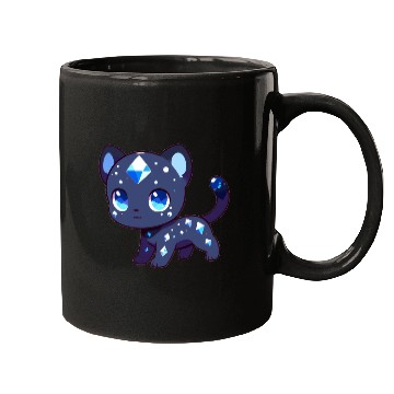 Discover Sapphire Panther Mugs