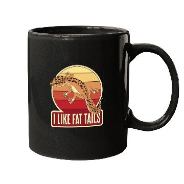 Discover I Like Fat Tails Crested Lizard Gekkota Leopard Mugs