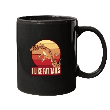Discover I Like Fat Tails Crested Lizard Gekkota Leopard Mugs
