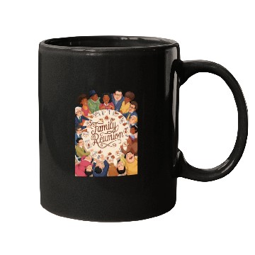 Discover Joyous Family Reunion Feast Mugs