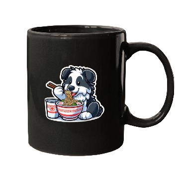 Discover Border Collie Love Ramen Mugs