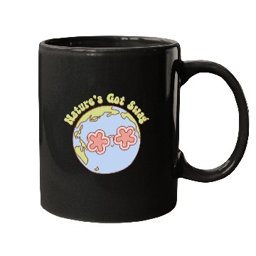 Discover Nature's got Swag Retro Earth Mascot Mugs
