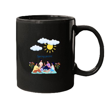 Discover Spring picnic 1 Mugs