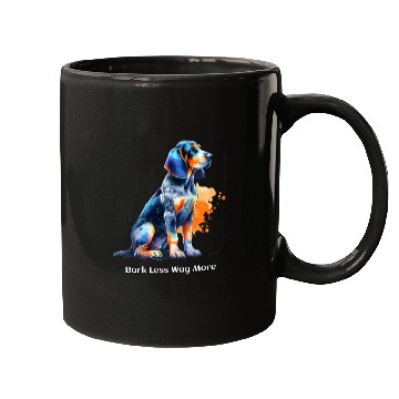 Discover Bluetick Coonhound Dog: Bark Less, Wag More Mugs