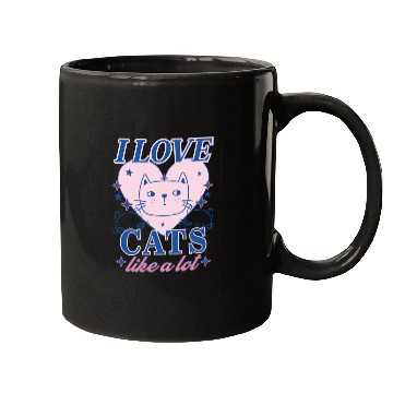 Discover I LOVE CAT, CAT LOVERS Mugs