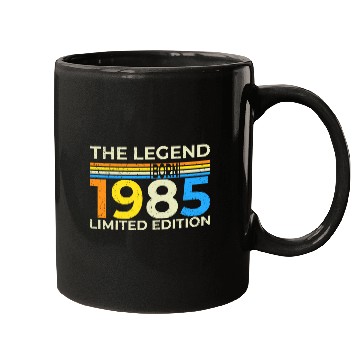 Discover The Legend 1985 Logo Design Limited Edition Mugs