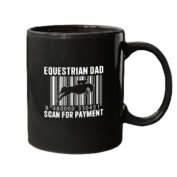 Discover Equestrian Dad Scan For Payment Equestrian Dad Mugs