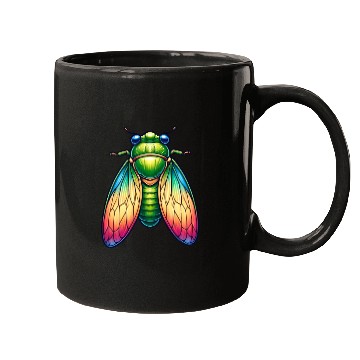 Discover Colorful Cicada Mugs
