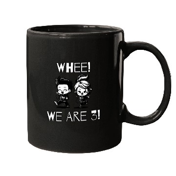 Discover "Whee!! We Are 3!" Toddler Twins Birthday Mugs