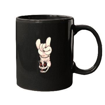 Discover Electric Guitar Rock Horns Mugs