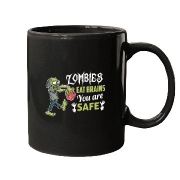 Discover Halloween Zombies Eat Brain Mugs