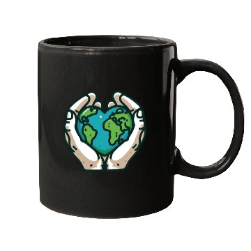 Discover Global Care Hands Embracing Earth Mugs