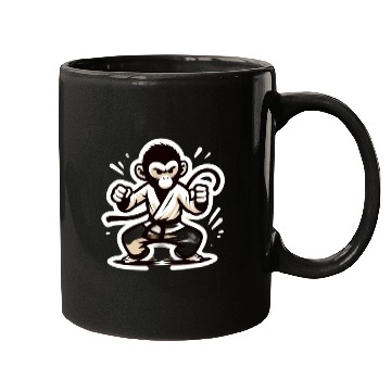Discover Kungfu Monkey I Mugs