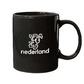 Discover Netherlands Lion Orange Mugs