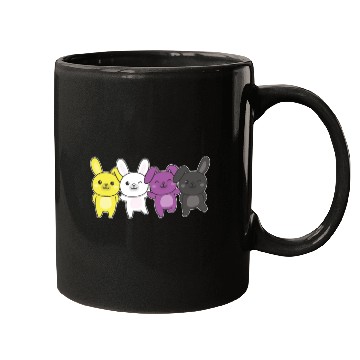 Discover Nonbinary Bunny Flag Pride Lgbtq Cute Bunnys Mugs
