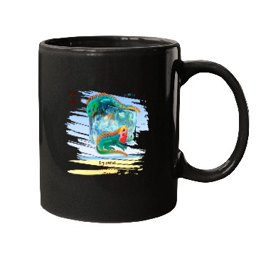 Discover Unique Creative Cute I Alphabet Iguana Insect Ice Mugs