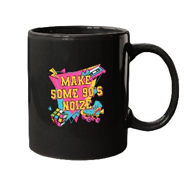 Discover 90s Noize Cool 1990 Chill Retro Vintage Music Mugs