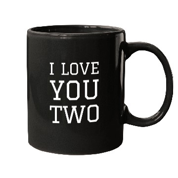 Discover I LOVE YOU TWO Mugs