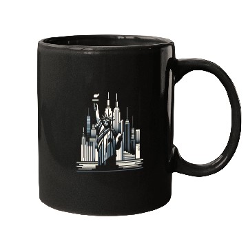 Discover Statue of Liberty Embrace Mugs