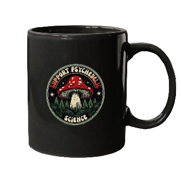 Discover Support Psychedelic Science Magic Mushrooms Mugs