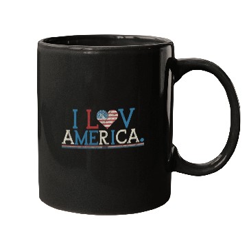 Discover I Love America Mugs