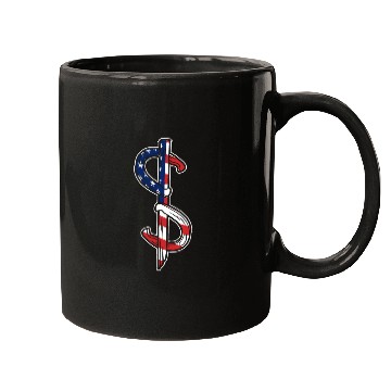 Discover Horseshoe Pitching USA FLag Mugs