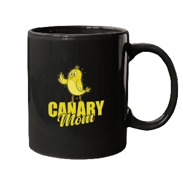 Discover Canary Bird Mom Mugs